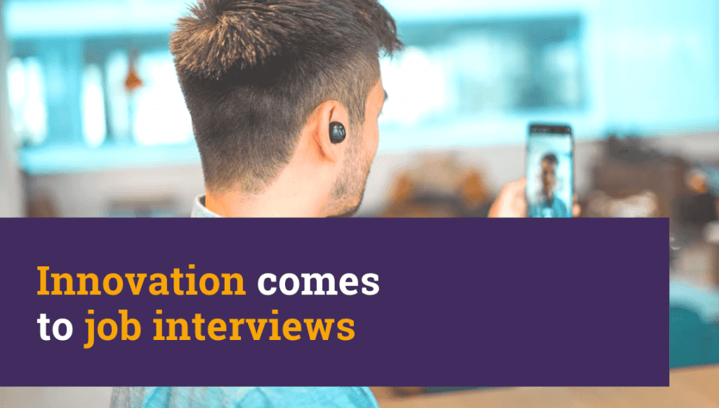Innovation comes to job interviews