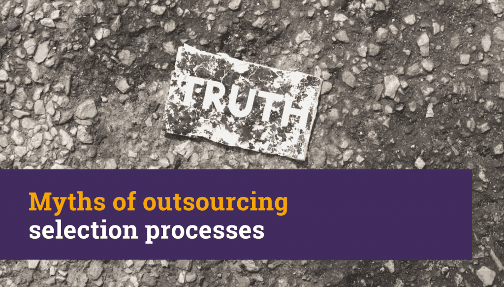 Myths of outsourcing selection processes