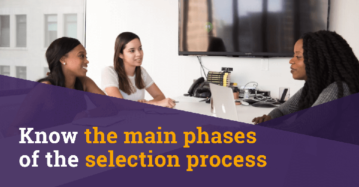 Learn about the main phases of the selection process